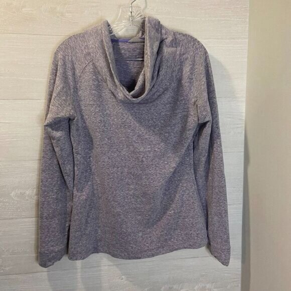 Athleta Women's Long Sleeve Pullovers Cowl Neck Shirt Workout Running Sweatshirt - Picture 3 of 8